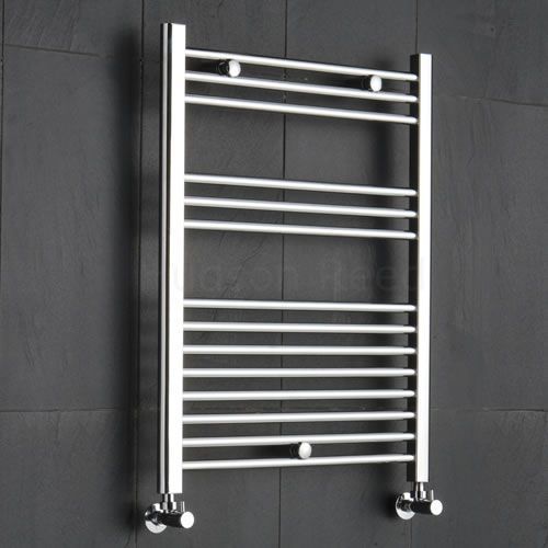 Linosa - Hydronic Chrome Flat Heated Towel Warmer - 31.5" x 23.5"