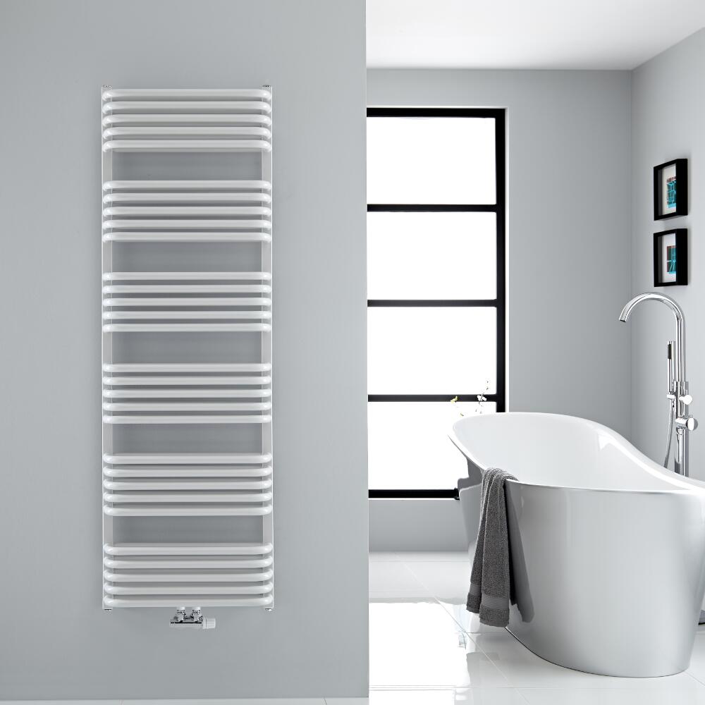 Arch - White Hydronic Heated Towel Warmer - 60.25" x 19.75"