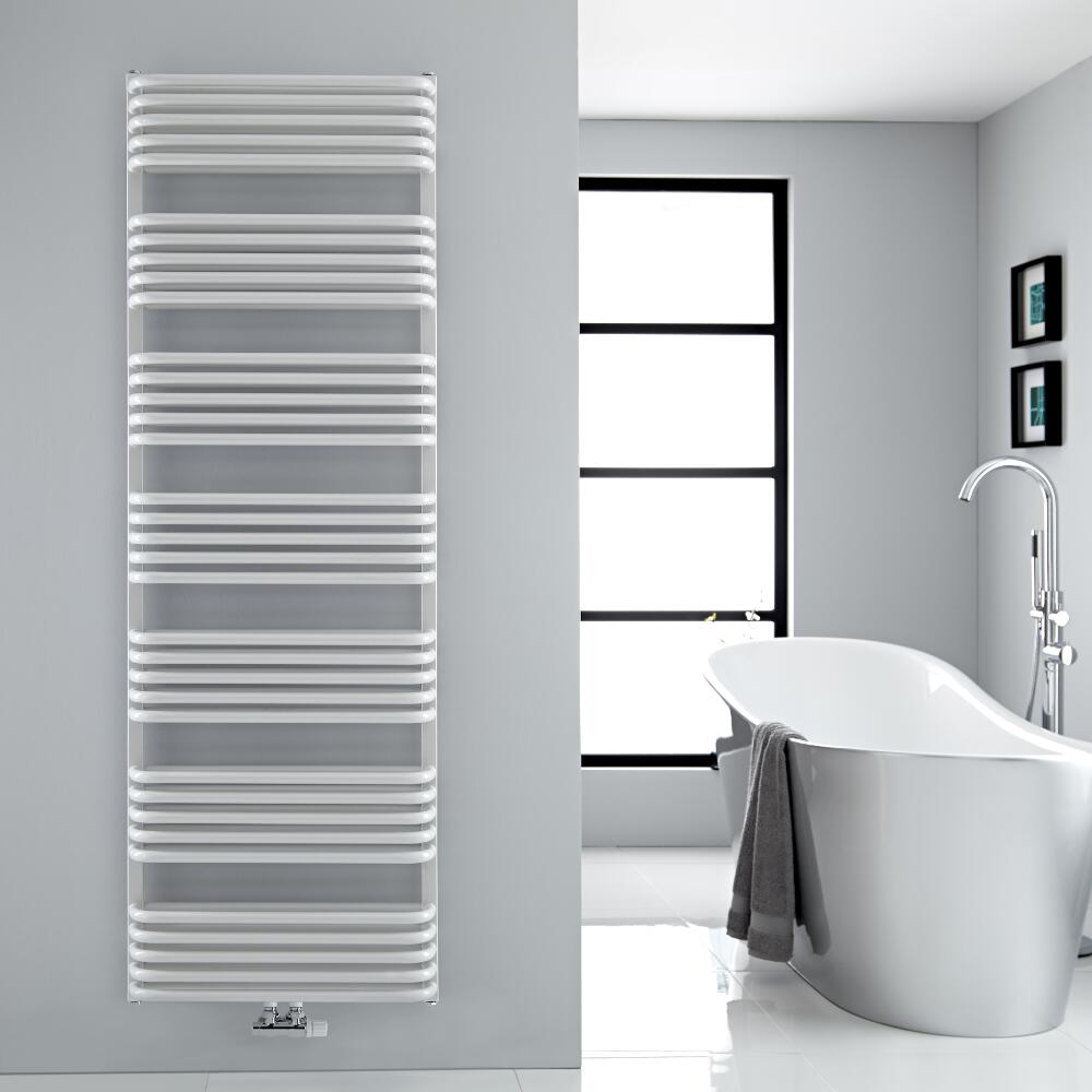 Arch - White Hydronic Heated Towel Warmer - 70.75" x 23.5"