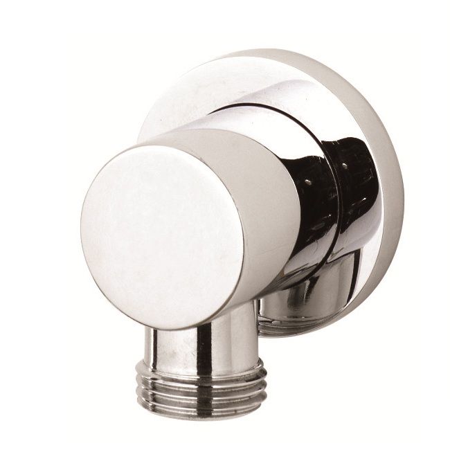 Minimalist Outlet Elbow Chrome Plated Brass