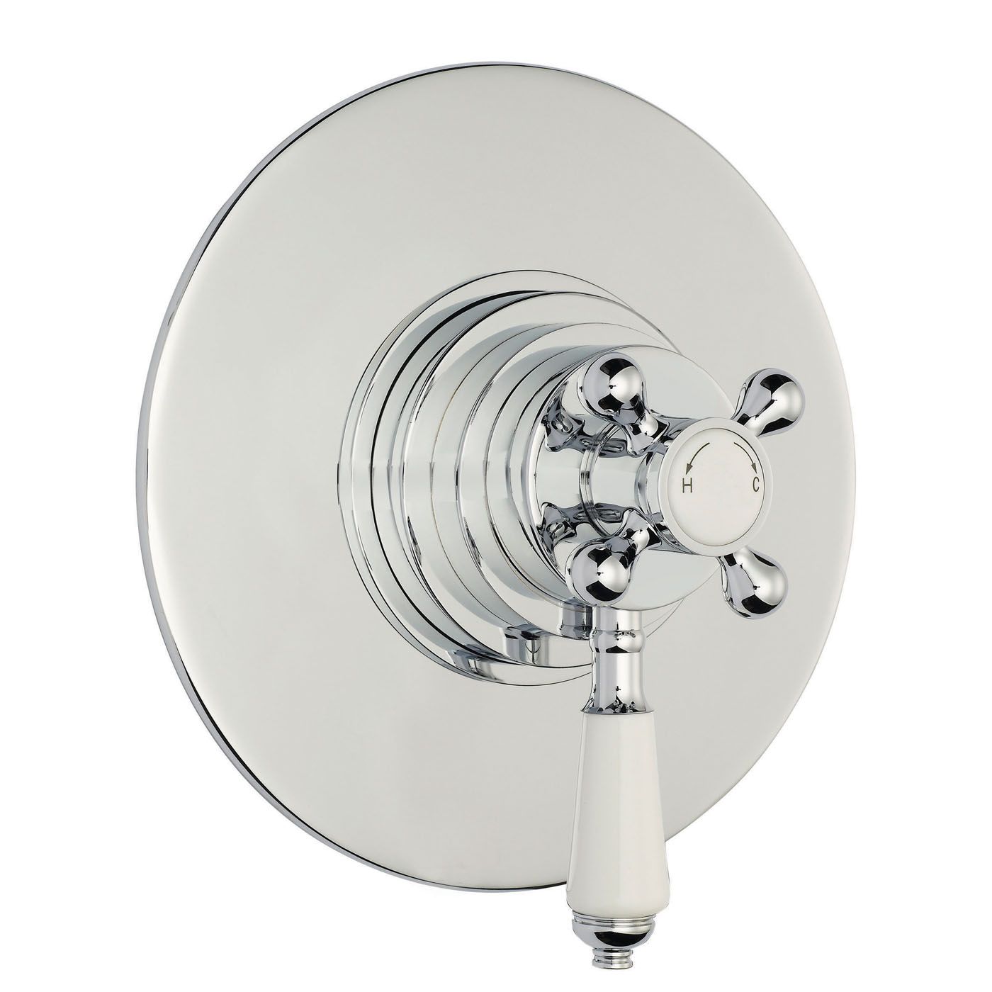 Traditional Concealed Thermostatic Shower Faucet Dual Control