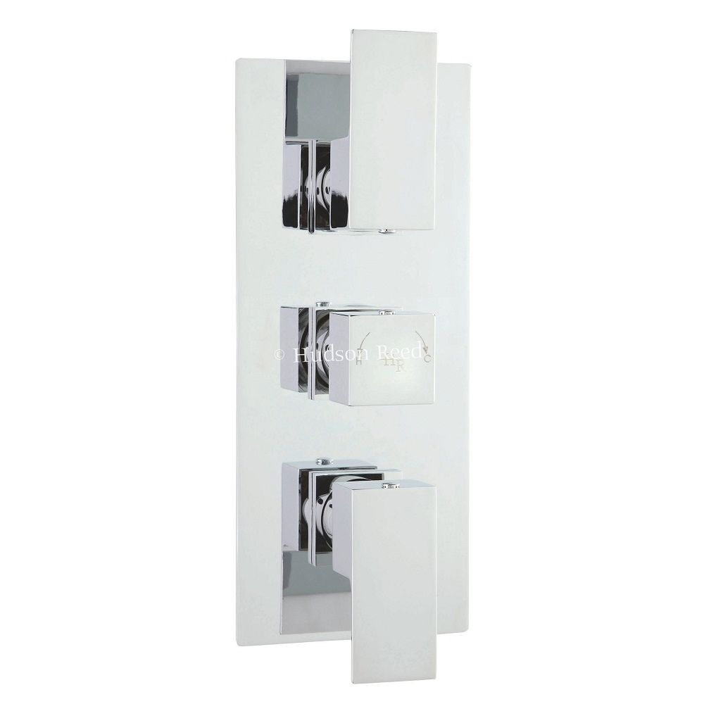 Aspire Concealed Thermostatic Triple Shower Faucet Valve 2 Outlet Options