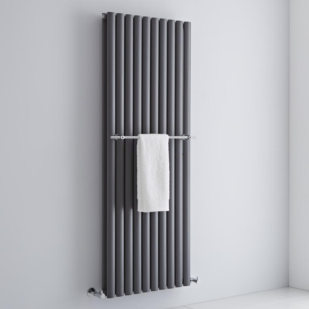 Hudson Reed - Chrome Towel Rail for Revive Vertical Designer Radiators - 23.25"