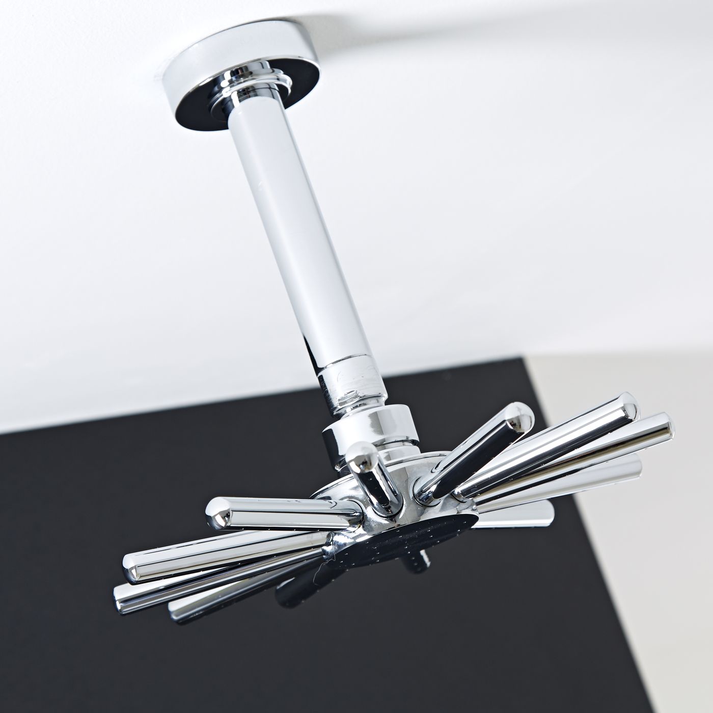 Cloudburst Fixed Shower Head with Ceiling Arm
