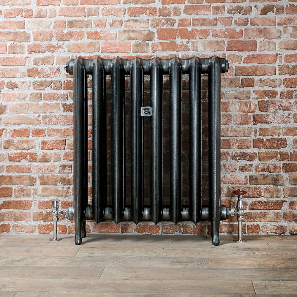 Pewter Radiator Column Erté - Oval Column Cast Iron Radiator - 29.92