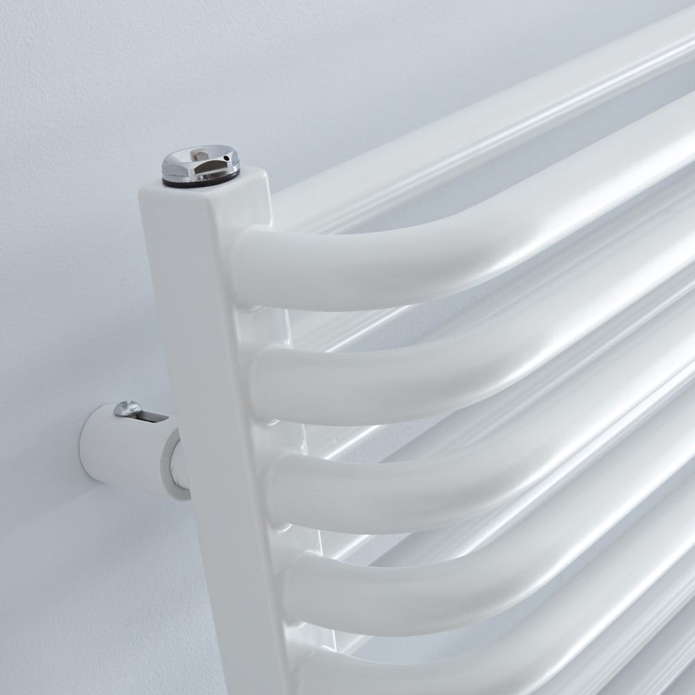 Arch - White Hydronic Heated Towel Warmer - 60.25
