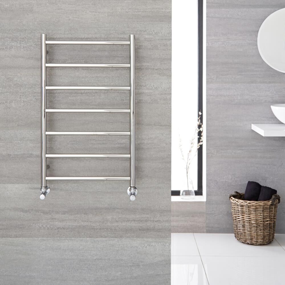 Quo Stainless Steel Hydronic Towel Warmer 31.5 x 19.75