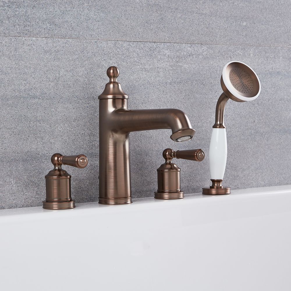 Colworth Traditional Roman Tub Faucet With Hand Shower