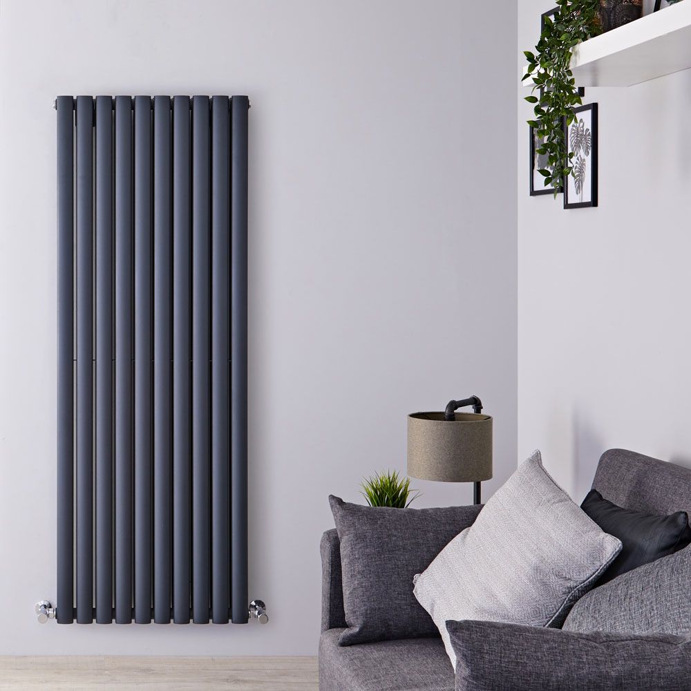 Vertical Double Panel Designer Bathroom Central Heating Radiator 1800x590mm 