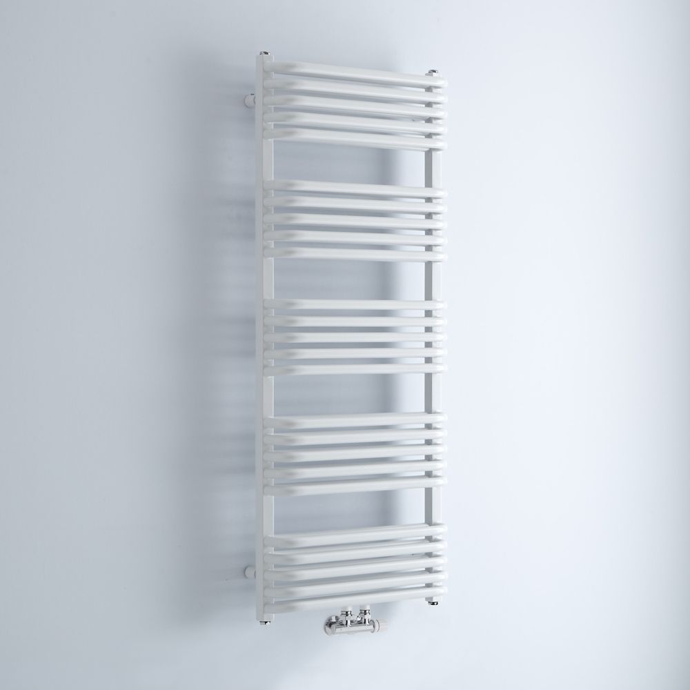 Arch - White Hydronic Heated Towel Warmer - 50" x 19.75"