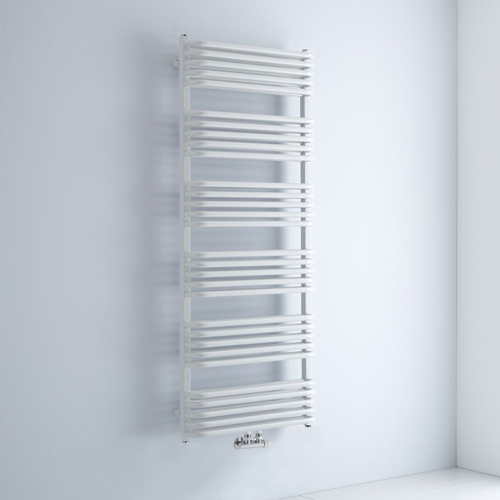 Arch - White Hydronic Heated Towel Warmer - 60.25" x 23.5"