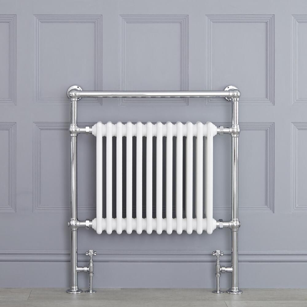 Marquis - White Traditional Heated Towel Warmer - 36.75" x 31.25"