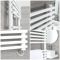 Arno Electric - White Bar On Bar Towel Warmer - 68 3/8” x 23 5/8”