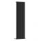 Revive - Black Vertical Single-Panel Designer Radiator - 70" x 18.5"