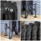 Charlotte - Ornate Cast Iron Radiator - 30.24" Tall - Slate Black - Multiple Sizes Available