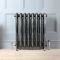 Charlotte - Ornate Cast Iron Radiator - 30.24" Tall - Pewter - Multiple Sizes Available