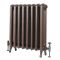 Erté - Oval Column Cast Iron Radiator - 29.92" Tall - Antique Copper - Multiple Sizes Available