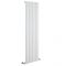 Sloane - White Vertical Single Flat-Panel Designer Radiator - 63" x 18.5"