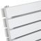 Sloane - White Horizontal Double Flat-Panel Designer Radiator - 18.5" x 63"