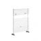 Arno - White Hydronic Bar On Bar Towel Warmer - 28 3/4” x 17 3/4”