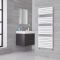 Seina - Mineral White Hydronic Designer Towel Warmer - 53.5" x 21.75"