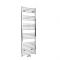 Neva - Chrome Hydronic Central Connection Flat Towel Warmer - 63” x 19 5/8”