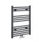 Neva - Anthracite Hydronic Central Connection Flat Towel Warmer - 31 5/8” x 19 5/8”