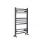 Artle - Anthracite Hydronic Curved Towel Warmer - 31 1/2” x 19 5/8”