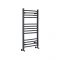 Artle - Anthracite Hydronic Curved Towel Warmer - 39 3/8” x 19 5/8”