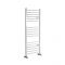 Ive - White Hydronic Curved Towel Warmer - 47 1/4” x 19 5/8”