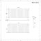 Revive - White Horizontal Single-Panel Designer Radiator - 25" x 64.75"