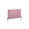 Revive - Pink Horizontal Double-Panel Designer Radiator - All Sizes