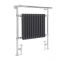Marquis - Anthracite Traditional Heated Towel Warmer with Drying Rail - 36.75" x 31.25"