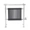 Marquis Electric - Anthracite Traditional Heated Towel Warmer with Drying Rail - 36.75" x 31.25"