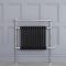 Marquis Electric - Black Traditional Heated Towel Warmer with Drying Rail - 36.75" x 31.25"