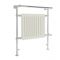 Marquis Electric - White Traditional Heated Towel Warmer with Drying Rail - 36.75" x 31.25"