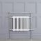 Marquis Electric - White Traditional Heated Towel Warmer with Drying Rail - 36.75" x 31.25"
