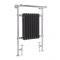 Marquis - Anthracite Traditional Heated Towel Warmer with Drying Rail - 36.75" x 24.5"