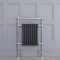 Marquis - Anthracite Traditional Heated Towel Warmer with Drying Rail - 36.75" x 24.5"