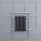 Marquis Electric - Anthracite Traditional Heated Towel Warmer with Drying Rail - 36.75" x 24.5"