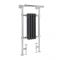 Marquis - Anthracite Traditional Heated Towel Warmer with Drying Rail - 36.75" x 17.75"