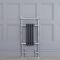Marquis - Anthracite Traditional Heated Towel Warmer with Drying Rail - 36.75" x 17.75"