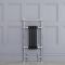 Marquis - Black Traditional Heated Towel Warmer with Drying Rail - 36.75" x 17.75"