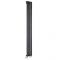 Revive - Black Vertical Single-Panel Designer Radiator - 70" x 9.25"