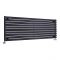 Revive - Black Horizontal Single-Panel Designer Radiator - 23.25" x 70"