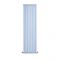 Sloane - Baby Blue Double Flat Panel Vertical Designer Radiator - 70" x 18.5"