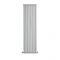 Sloane - Light Gray Double Flat Panel Vertical Designer Radiator - 70" x 18.5"