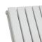 Sloane - White Vertical Double Flat-Panel Designer Radiator - 70" x 18.5"