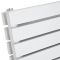 Sloane - White Horizontal Double Flat-Panel Designer Radiator - 18.5" x 70"