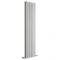 Edifice - White Vertical Double-Panel Designer Radiator - 70" x 16.5"